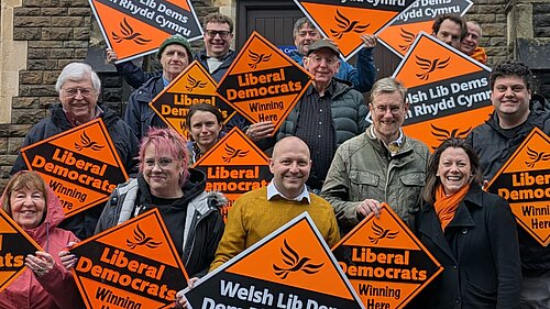 Swansea Lib Dem campaigners