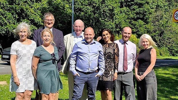 Sam Bennett and the Sketty Lib Dem Team